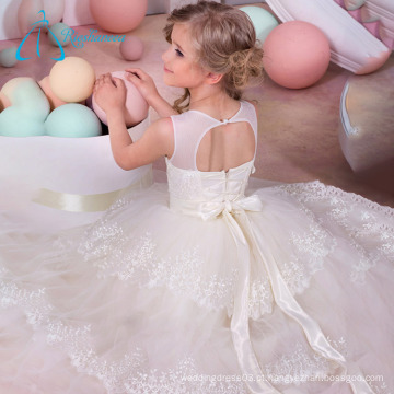 Scoop Sleeveless Ball Gown Bridesmaid Children Dresses